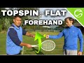 Topspin Forehand vs Flat Forehand in Tennis - Technique & Execution of Tennis Forehand Lesson