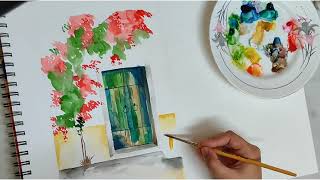 watercolor beginners painting