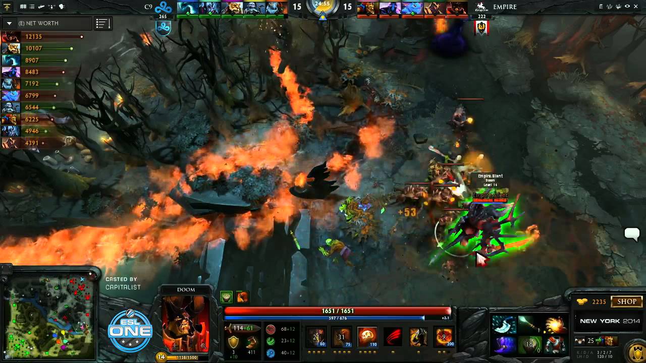 Cloud9 vs Empire Game 1 - ESL One New York EU Qualifier - @DotaCapitalist & @Zai_2002