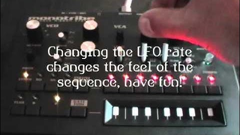 Monotribe tips #1 Arpeggios