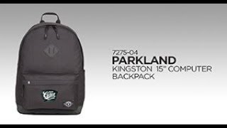 7275-04 Parkland Kingston Plus Computer Backpack 