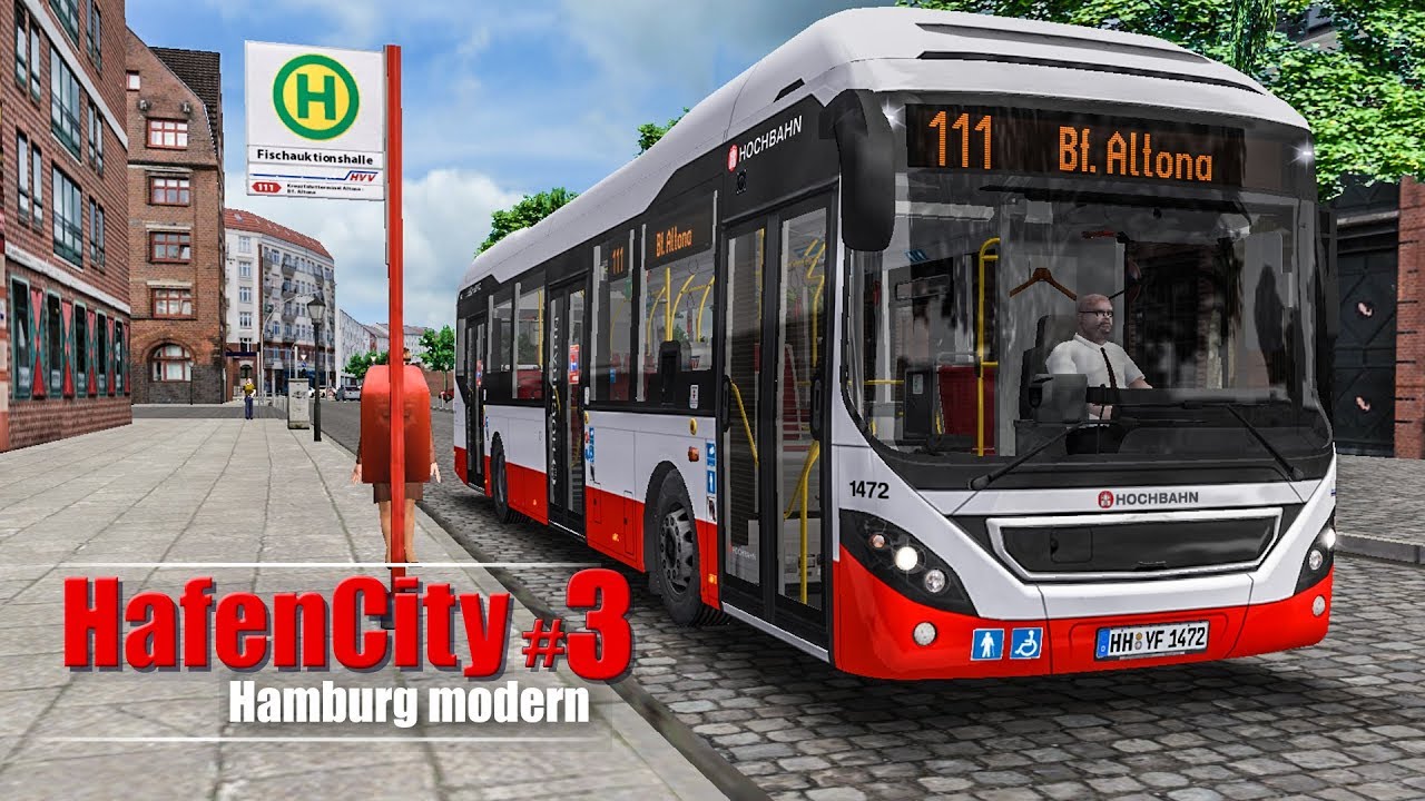 OMSI 2: Hamburg HafenCity #3 - Durch die Speicherstadt mit dem Volvo 7900 H! | BUS-SIMULATOR