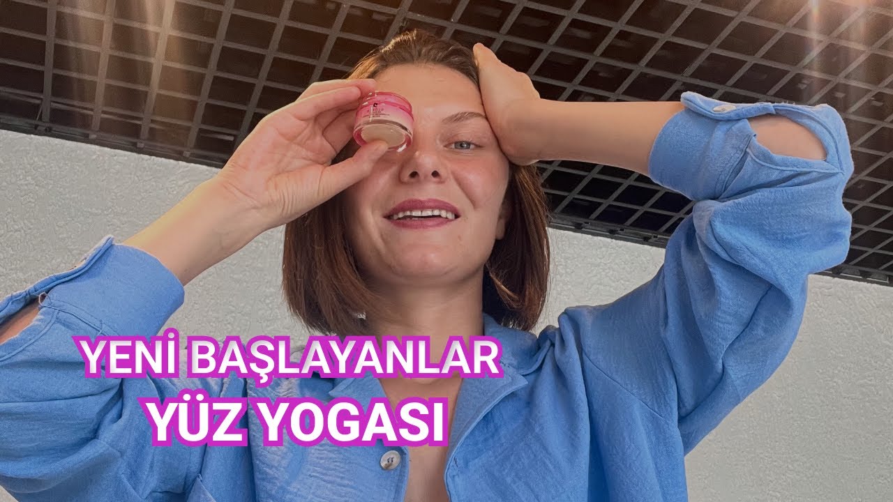 10 DAKİKA🔥Yeni Başlayanlar İçin Yüz Germe ♥ Yanaklarınızı Kaldırın | Kaş Arası Çizgilerine Elveda !
