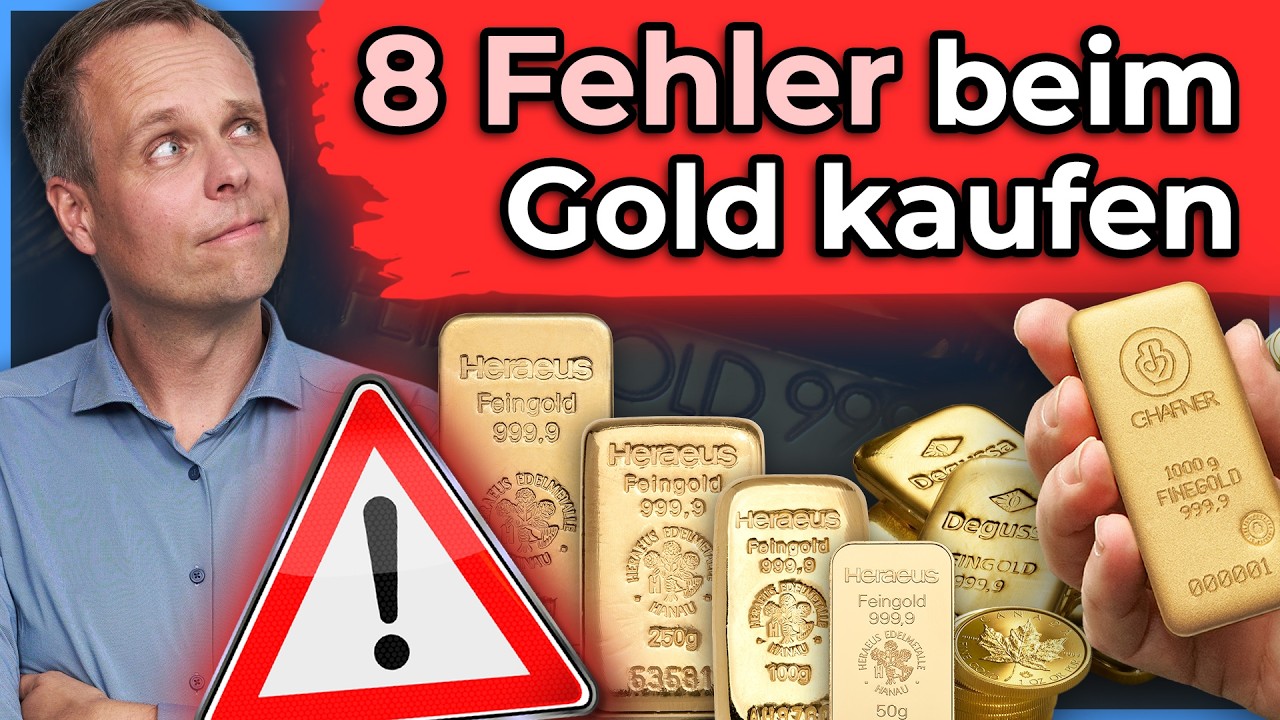 Die 8 größten Fehler beim Goldkauf – und wie Sie jeden davon vermeiden