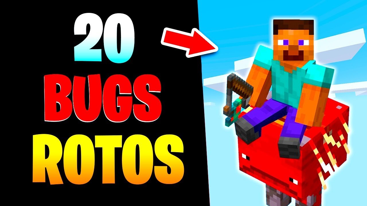 20 BUGS QUE ROMPIERON MINECRAFT