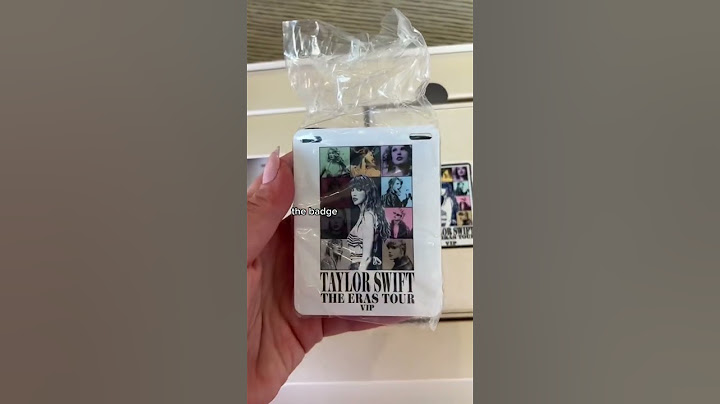 Taylor Swift VIP concert package unboxing 🤩