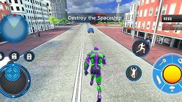 Flying Bike Ostrich Robot Game - Android Gameplay Part 4