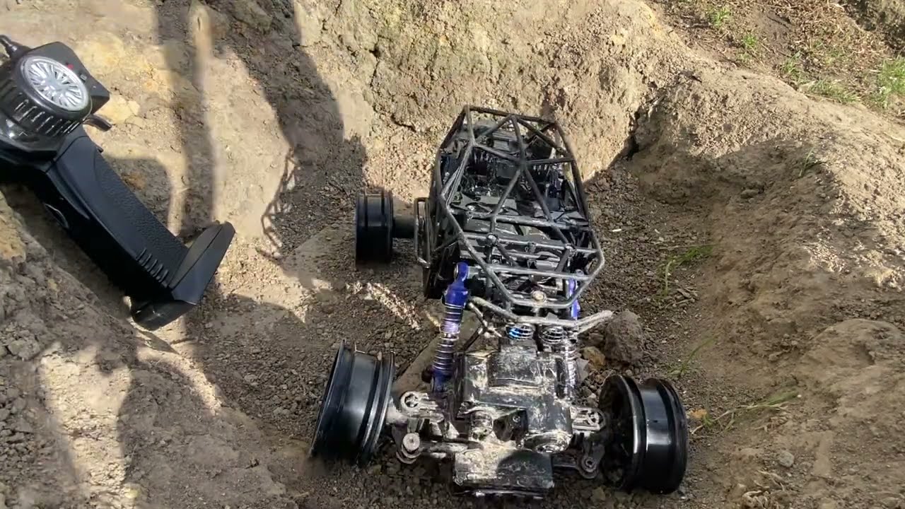 Smash the broken RC car YouTube