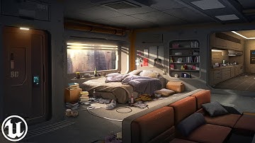 Creating a 3D Sci-Fi Apartment in UE4 (Episode 3)