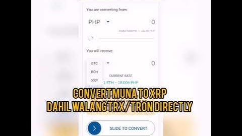 How to convert XRP AND TRX USING COINS.PH AND ABRA