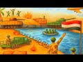 رسم حرب 6 اكتوبر بالكامل خطوة بخطوه رسم نصر 73 رسم سهل