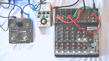 Improvisation & Live Looping : No Input Mixing Board, Hardware Looper, Multi Effect Pedal