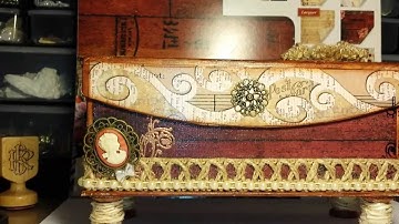 Steampunk box for my swap partner....