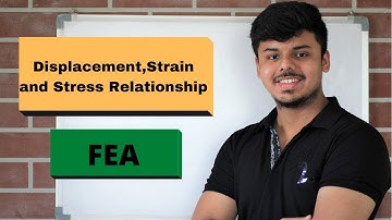 Displacement,Strain and Stress Relationship in FEA | FEA | Shape Function | Natural Coordinates