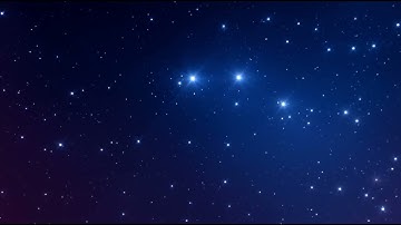 Abstract Blue Twinkling Stars with Night Sky Glow Seamless Motion Background Loop 4K 60FPS