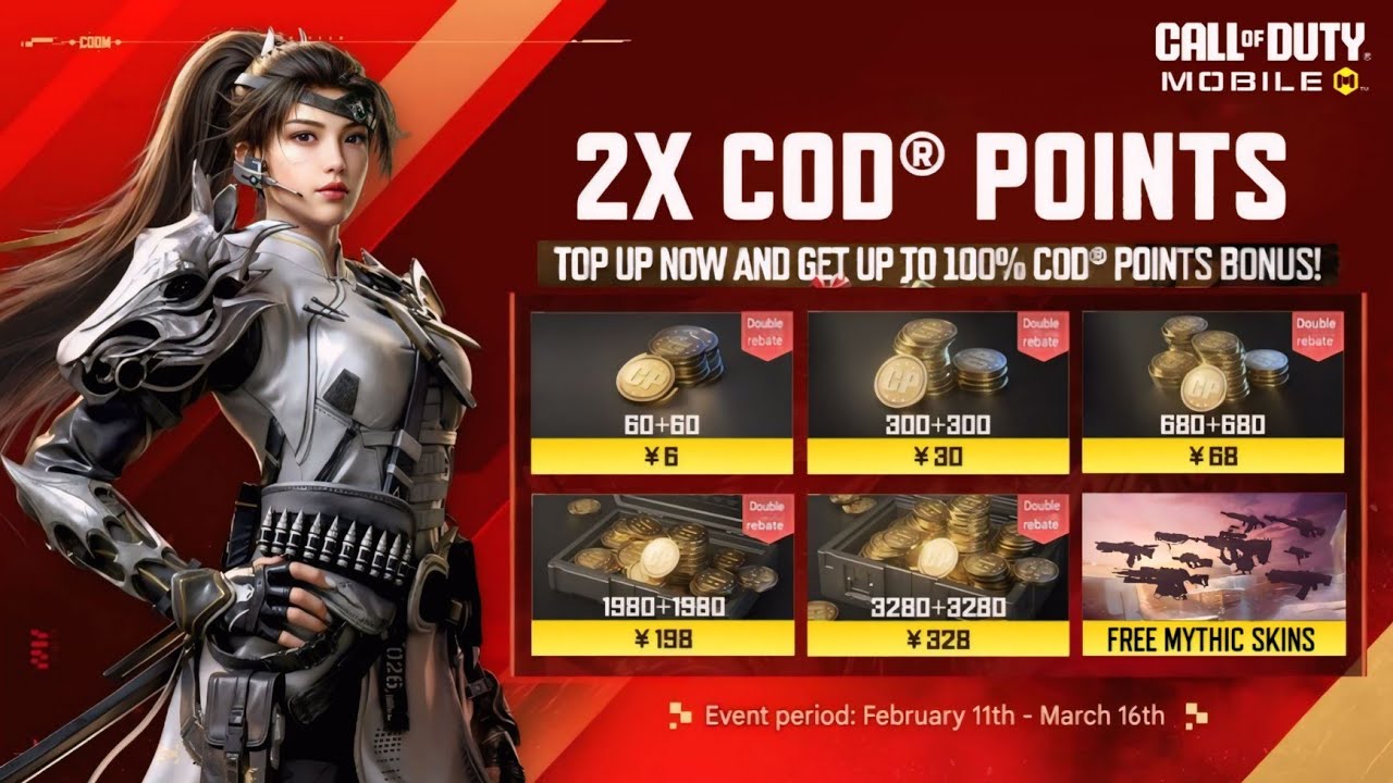 Free to Use 7 Mythic skins, 2x COD Points event is BACK in SEASON 2 ...