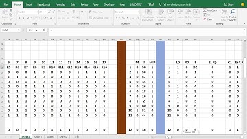3 - Data Encryption Standard (DES) With Excel : Message Encoding