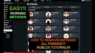 remove friend roblox extension