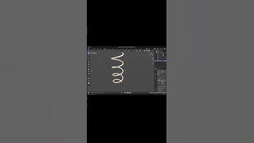 Instant Spirals in Blender #blender3d  #blender  #blendertips