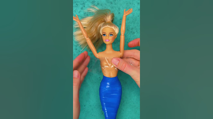 Turn Your Barbie into AMAZING Glittery Mermaid! 🧜‍♀️✨ EASY DIY