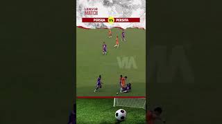 TACKLE DEPAN BELAKANG! PEMAIN INI HAMPIR CIDERA | PERSIJA VS PERSITA #shorts