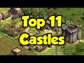 Top 11 castles in aoe2