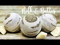 Make Moisturizing Milk Bath Bombs with Butter Chunks!