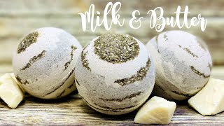 Make Moisturizing Milk Bath Bombs with Butter Chunks!