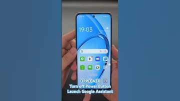 OPPO A3X Turn off Power Button Launch Google Assistant