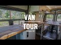 VAN TOUR | Custom Van Build | Interior shower w/ concealed toilet | Rossmönster Vans | 139