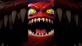 'Scary Red Monster Animation | Creepy 3D Cartoon Character Close-Up | Horror Face' 'Scary Red Monster Animation | Creepy 3D Cartoon Character Close-Up | Horror Face'