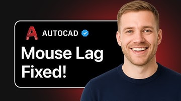 AutoCAD - Fix Mouse Lag, Slowness & Jerky Movement While Drawing (Easy 2025 Guide)