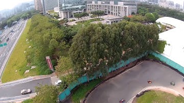 FLYPRO XEagle drone  High speed chase kart beat，Feel awesome