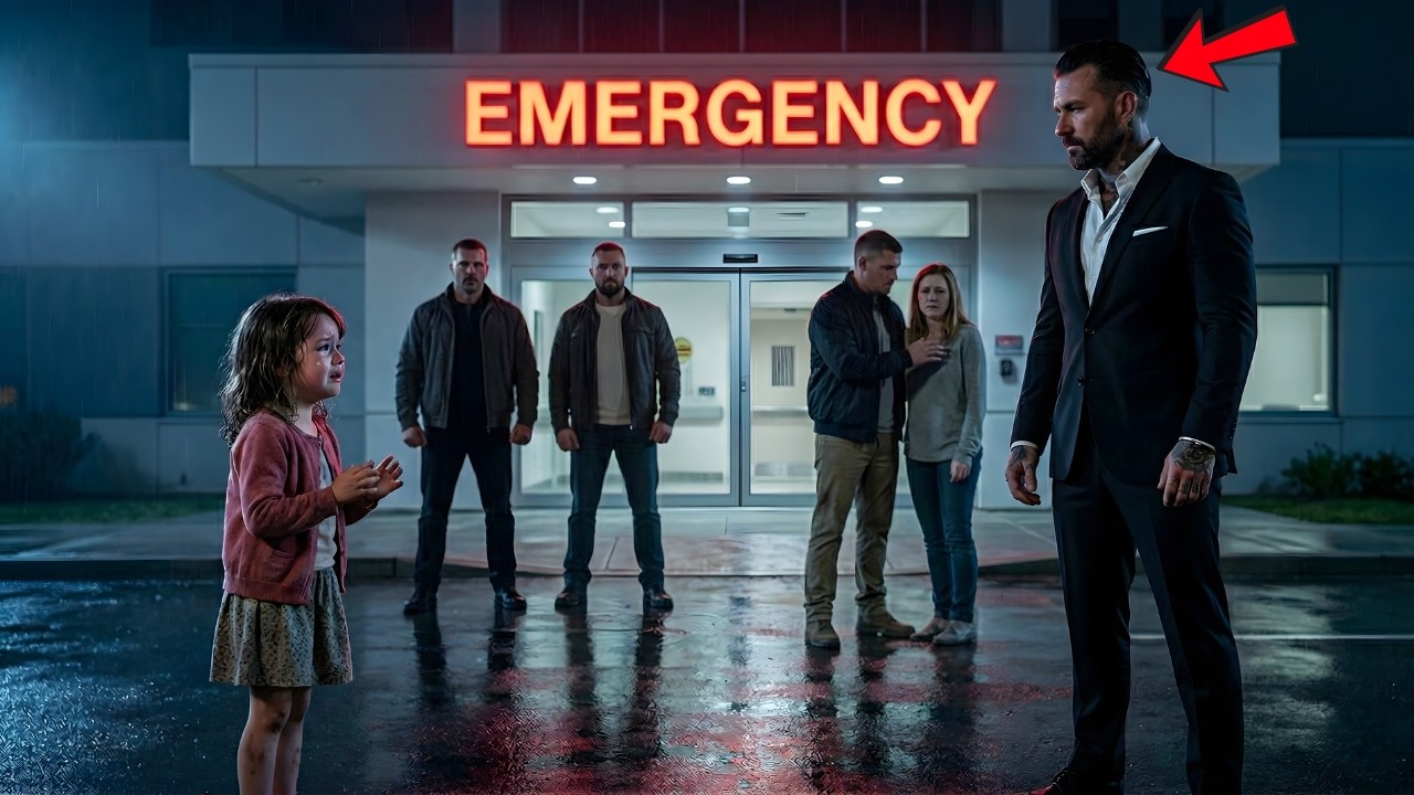 Little Girl Cried, “Those Men Won’t Let My Mum In the Hospital!” — Minutes Later, the Mafia Boss…