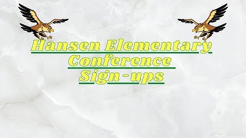 How to setup a Skyward account and schedule a conference