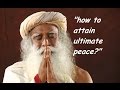 Sadhguru- How to be peaceful?