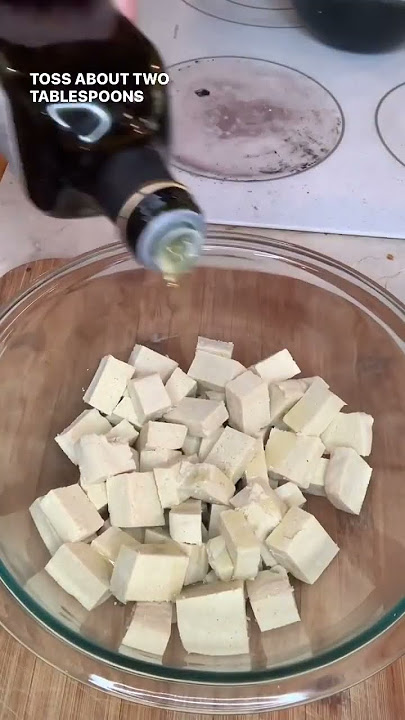 The BEST Crispy Air Fryer Tofu
