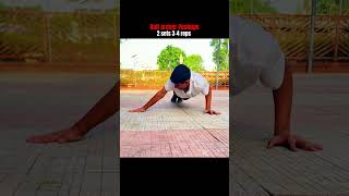 Normal pushups got too easy… so I unlocked archer pushups. 💪