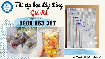 BÁN SỈ TÚI ZIP BẠC ĐÁY ĐỨNG GIÁ RẺ TẠI TPHCM