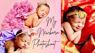 My Newborn Photoshoot | Newborn Photoshoot Ideas | Baby Girl Photoshoot | Goldy Nainika