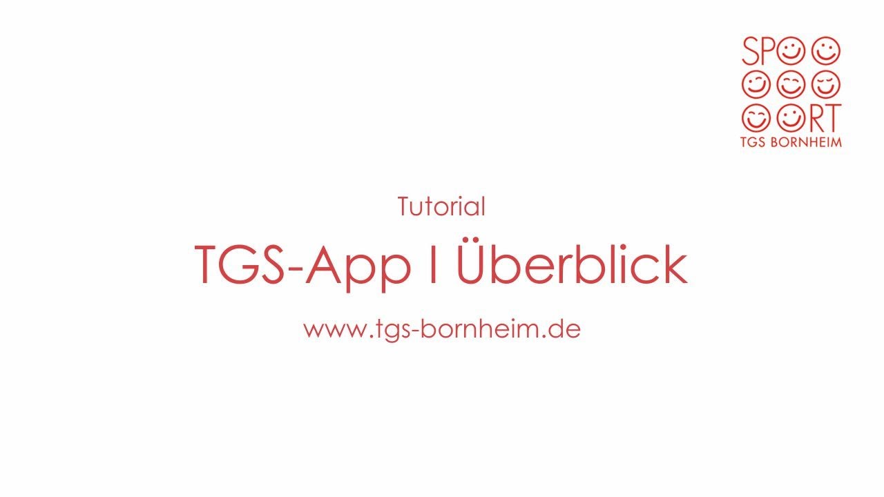 TGS-App I Überblick - YouTube