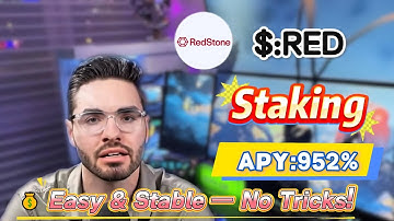 ⚡ Crypto Goldmine! Earned $2,600 in 2 Days Staking RED – 900%+ APY Super Stable Project! 🔥