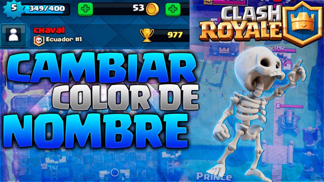 Como Cambiar El Nombre En Clash Royale