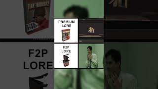 F2P Lore vs Premium Lore 🤐 (TF2 meme)