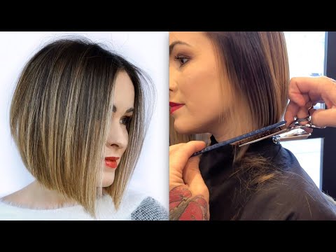 How To Cut A Soft Blunt Bob Haircut Tutorial By Chris Jones