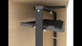 Noble home swivel shoe rack