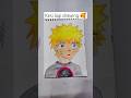 Naruto Uzumaki Powerful Drawing 💥 | Anime Art Viral