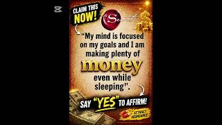 Say YES If You’re Ready to Attract Money 💰✨ | Powerful Affirmation #Shorts #money #manifestation