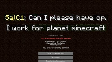 Begging for Admin on Random Minecraft Servers