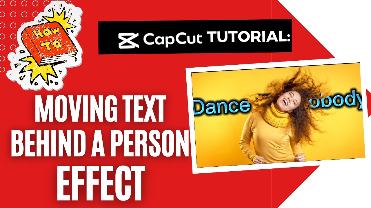 Griff Text Moveing Capcut for Beginners: How to Put a Moving Text Behind a Person - YouTube